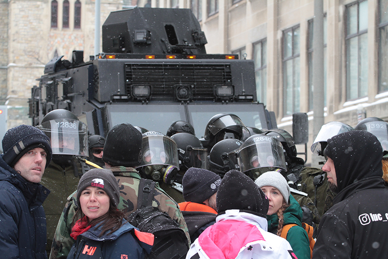 Freedom Convoy : Truckers Protest : Ottawa, Canada : Richard Moore : Photographer : Photojournalist